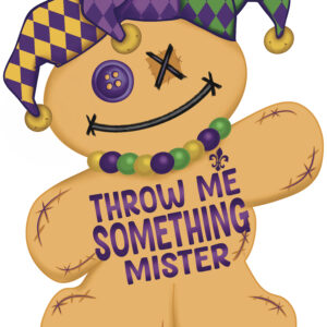 VooDoo Mardi Gras Door Hanger